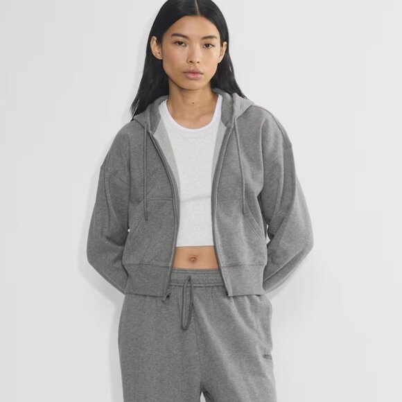Aritzia Terry Sweatfleece Boyfriend Boxy Zip Hoodie - Picture 1 of 3